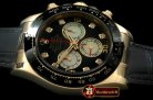 Replica Rolex Daytona 116528 YG/LE Black Diam A-7750 Sec@6