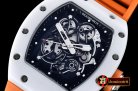 Replica Richard Mille RM055 Bubba Watson White Cer Black CER/VRU