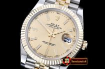 Rolex DateJust 2 Wrap YG/SS Flt Gold/Stk Jub Noob A3235