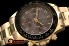 Replica Rolex Daytona 116528 YG/YG Grey Num A-7750 Sec@6