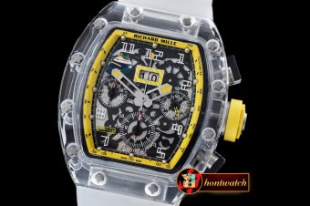 RM082F - RM011 Felipe Messa Big Date Sapphire Limited Yellow A-7