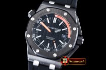 AP0336 - Royal Oak Diver Auto CER/RU V6F Black A-2824/3120