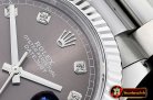 Rolex Datejust II DJ2 41mm Oyt Flt SS/SS Grey Diam BP Asia 2813