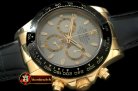 Replica Rolex Daytona 116528 YG/LE Grey Stk A-7750 Sec@6 28800