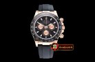 Rolex Daytona Cer RG/RU Black Stick BP Ult A7750 Mod