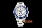 Rolex YachtMaster II Blue SS/SS White BP Asia 2813 Mod