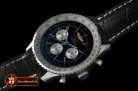 BSW0287B - Navitimer GMT SS/LE Black A-7750