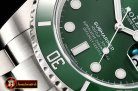 Rolex Submariner 116610LV 904L SS/SS Green NAIL Asia 3135