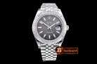 Rolex Datejust II DJ2 41mm Jub Flt SS/SS Dark Grey Stk BP A3235