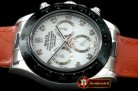 Replica Rolex Daytona 116519 SS/CER/LE White Diam A-7750 Sec@6