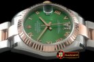 RMDJ204C - SS/RG Oyster Green Roman Asia 2836