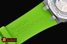 AP0334 - Royal Oak Offshore Diver Chrono SS/RU L-Green JF A3126