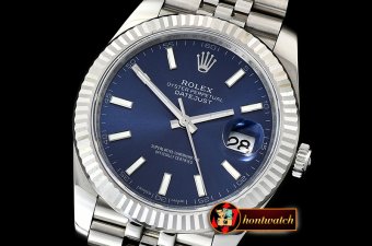 Rolex Datejust 2 41mm Jub Flt SS/SS Blue Sticks Asia 3235