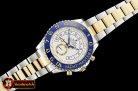 Rolex YachtMaster II Blue YG/SS White BP Asia 2813 Mod