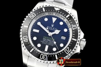 Rolex Deep Sea Dweller Blue 116660 904L SS/SS ARF Asia 2824