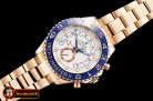 Rolex YachtMaster II Blue RG/RG White BP Asia 2813 Mod