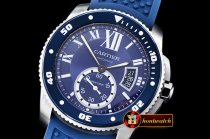Cartier De Calibre Diver Bleu SS/RU Blue MY8205