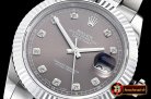 Rolex Datejust II DJ2 41mm Oyt Flt SS/SS Grey Diam BP Asia 2813